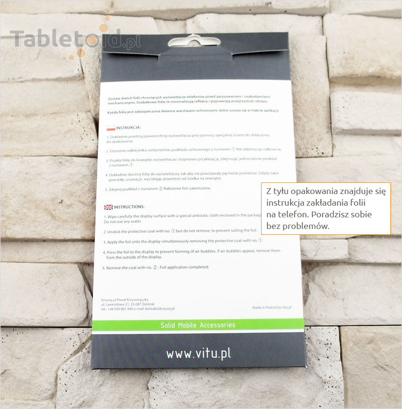 Instalowanie warstwy folii na Samsung Galaxy J5 J500